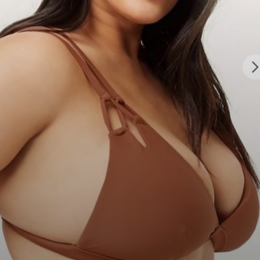 Strappy Back Bikini Top 3X